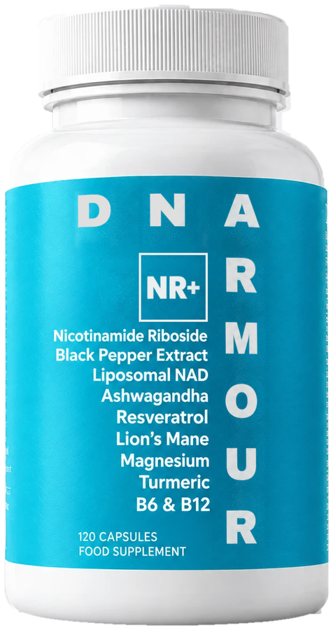 DNA Armour NR+ 120 capsule bottle